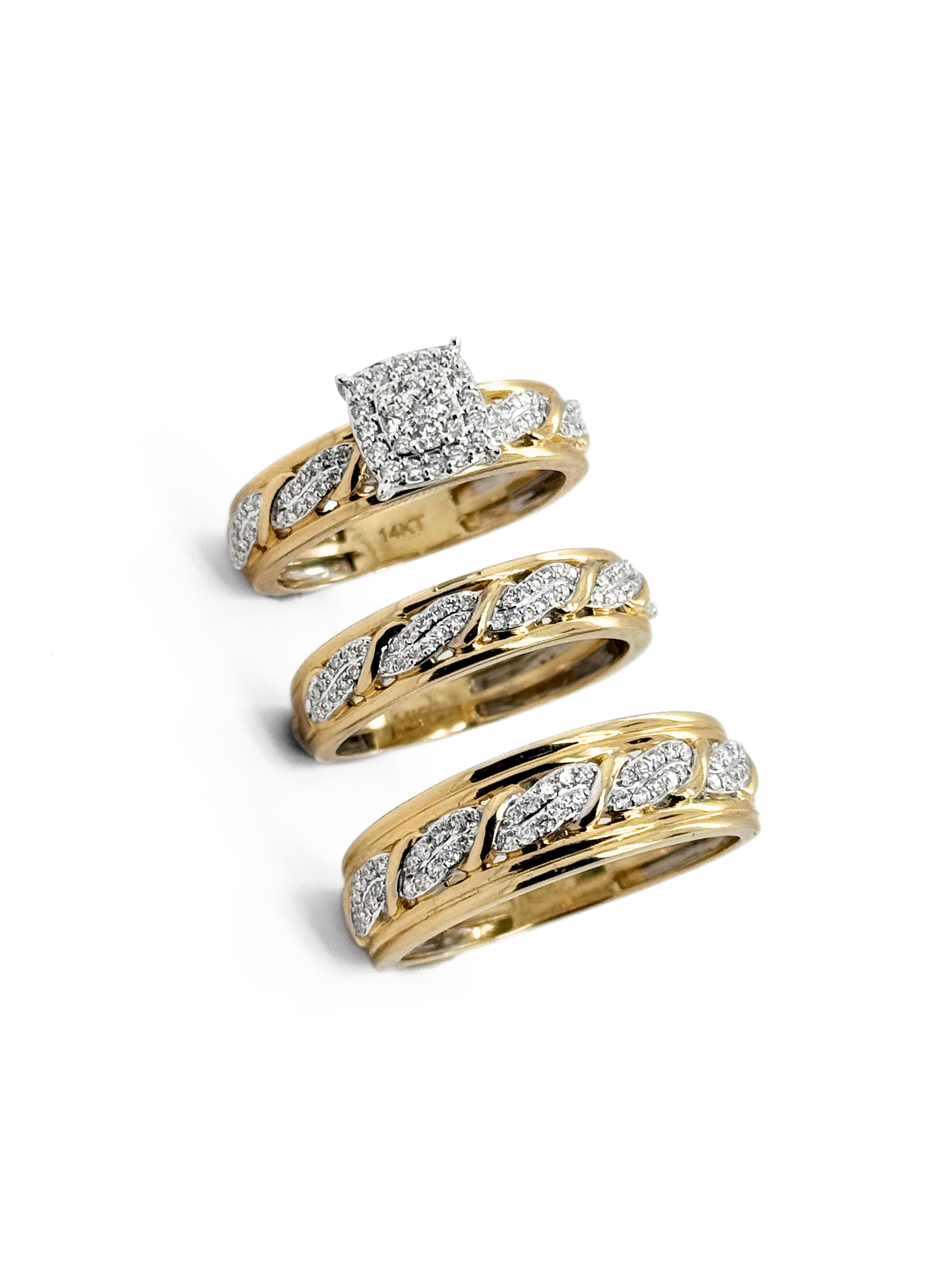 TRIO-WED SET-RING-24298